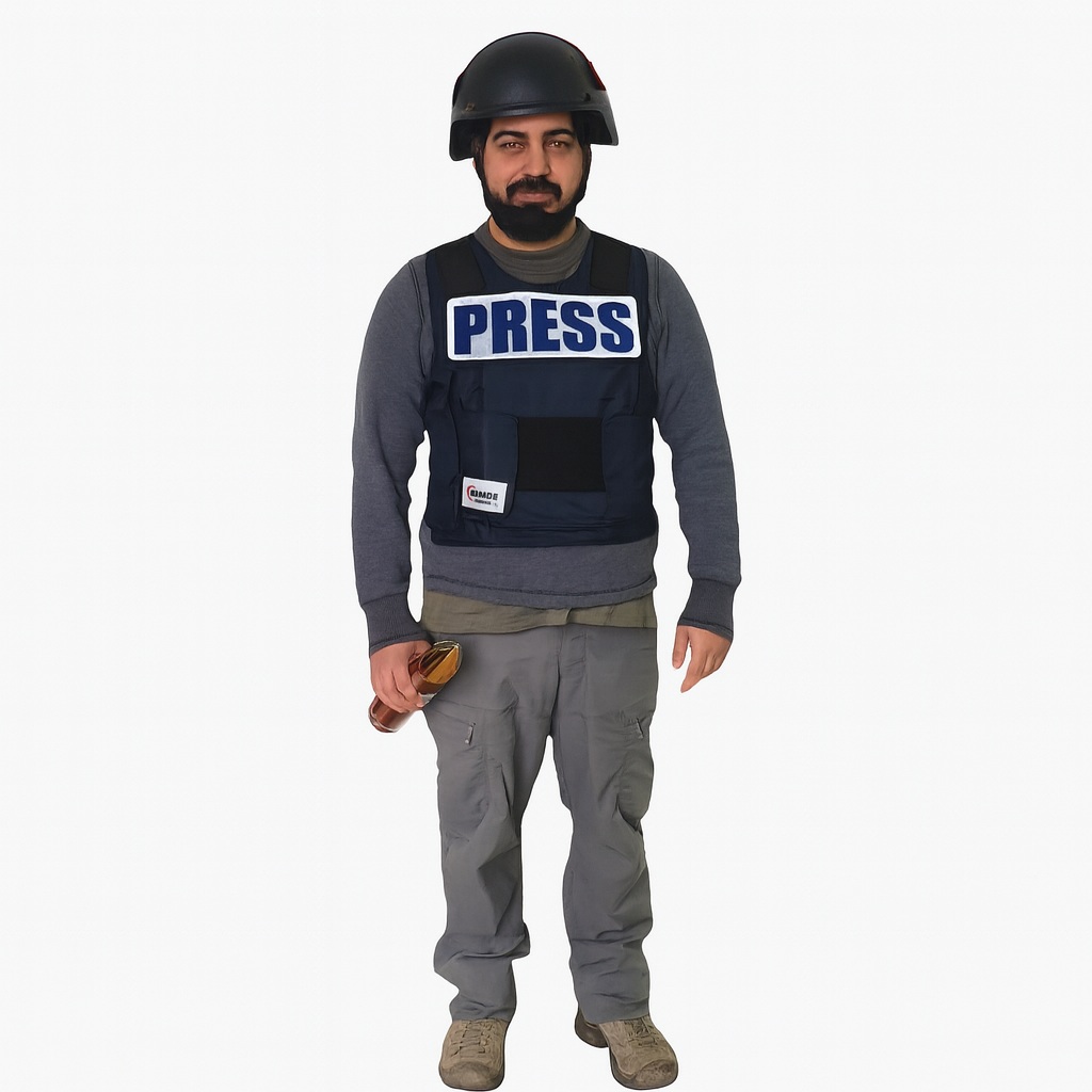 אפוד עיתונאים PRESS מצדה ארמור