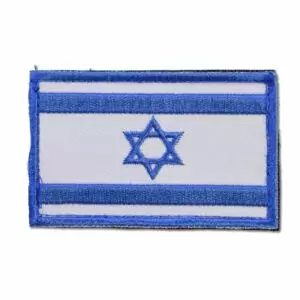 פאץ' דגל ישראל כחול לבן  - פאצים לכובע טקטי