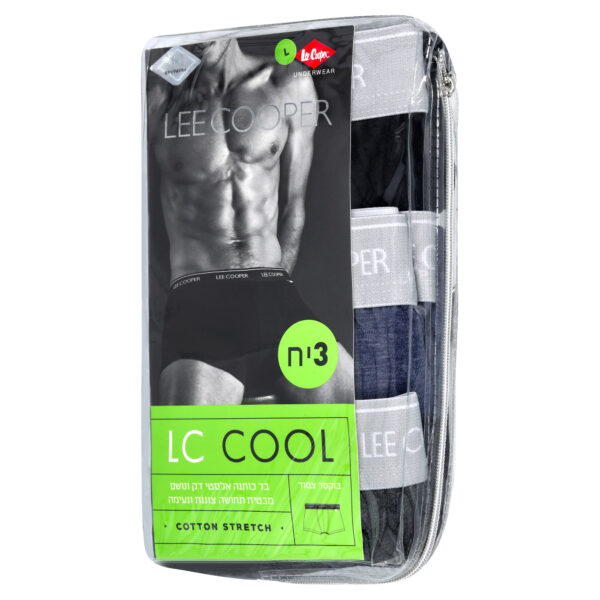 ⁦מארז 3 זוגות תחתוני בוקסר צמוד LEE COOPER 801107⁩ – תמונה ⁦4⁩