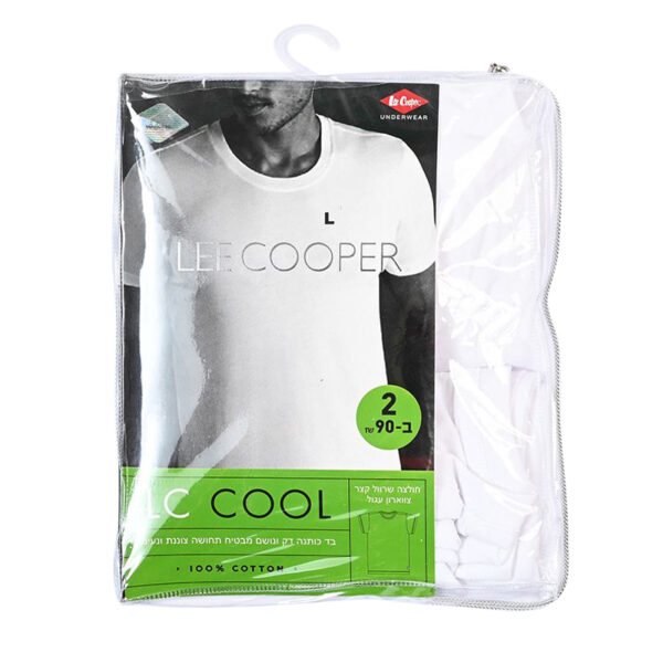 4 חולצות שרוול קצר צווארון עגול LEE COOPER 801100