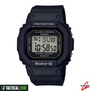 BGD-560-1D – שעון דיגיטלי שחור עם תצוגה ברורה