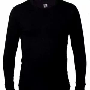 חולצה תרמית רמה 1 גברים בצבע שחור HEAT32