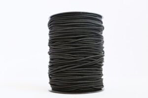 גליל מיתר גומי דק שחור