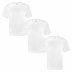 3 יח חולצה דריפיט בצבע לבן