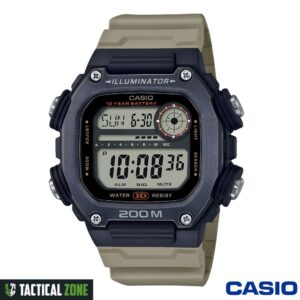 שעון דיגיטלי קשוח CASIO DW-291H-5AVDF בצבע חאק