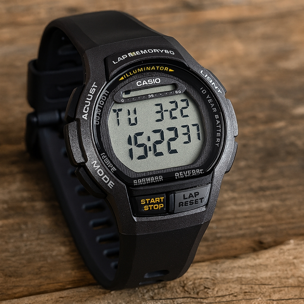 שעון ספורטיבי CASIO WS-1000H-1AVEF עם טיימר מתקדם