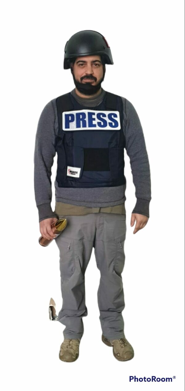 אפוד עיתונאים PRESS מצדה ארמור
