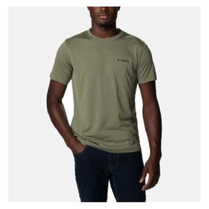 חולצה קצרה גברים ירוק זית