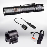 מארז פנס נטען 1700 לומנס  PD35 + מתאם לפנס + PTT