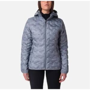 מעיל פוך לנשים אפור