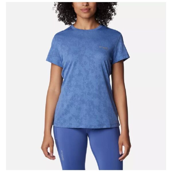 ⁦חולצה קצרה לנשים - Columbia Bluebird Canyon Short Sleeve Crew⁩ – תמונה ⁦3⁩