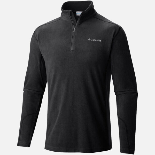 ⁦מעיל פליס לגברים קולומביה שחור Klamath Range™ II Half Zip⁩ – תמונה ⁦2⁩