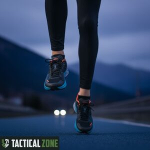 נעלי ריצת שטח Amplux Lowa לגברים - Steel blue+Flame - כחול פלדה