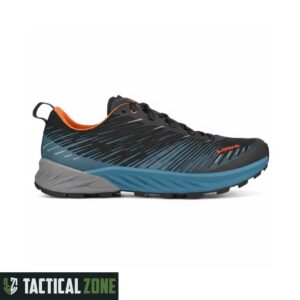 נעלי ריצת שטח Amplux Lowa לגברים - Steel blue+Flame - כחול פלדה