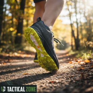 נעלי ריצת שטח Amplux Lowa לגברים – BLACK+LIME