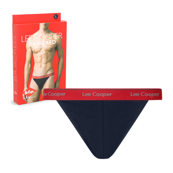 ⁦תחתוני טנגה BASIC RED - LEE COOPER⁩ – תמונה ⁦2⁩