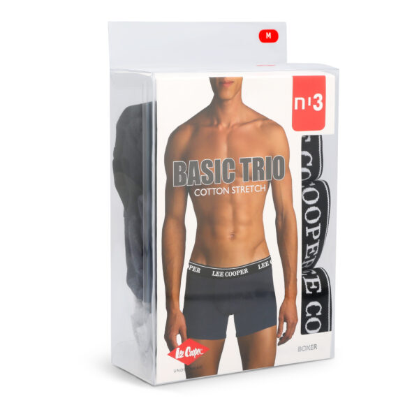 ⁦שלישיית תחתוני בוקסר BASIC TRIO של LEE COOPER⁩ – תמונה ⁦8⁩