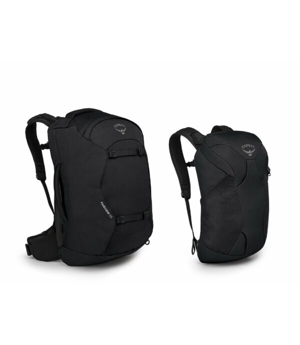 תיק גב/מזוודה לנשים Fairview 55 Travel Pack של OSPREY עם תיק יום נפרד/מתחבר