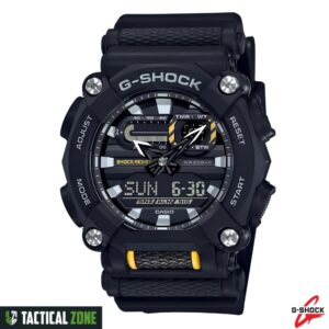 שעון ג'י שוק GA-900-1A – עיצוב תעשייתי ועמיד