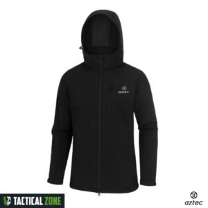 מעיל סופטשל שחור לגברים Aztec Puffin X II