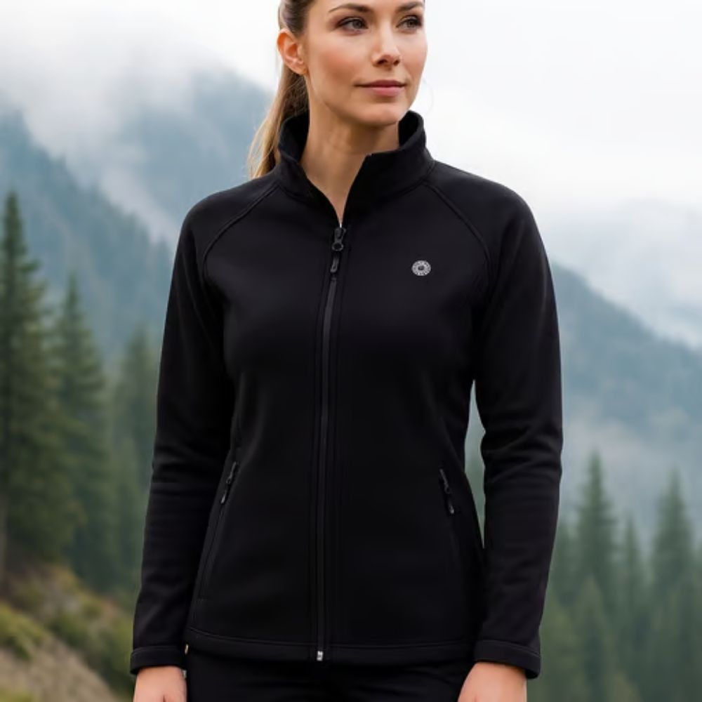 מעיל סופטשל איכותי לנשים שחור Aztec W Bubbelgum II