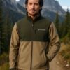 מעיל סופטשל ירוק לגברים Columbia Ascender