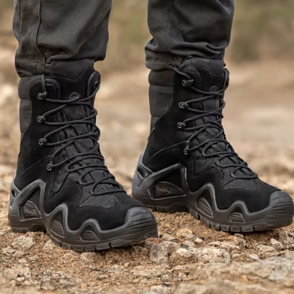 נעלי צבא SOL גבוהות שחורות