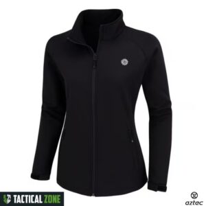 מעיל סופטשל לנשים בצבע שחור Aztec W Bubbelgum II