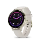 שעון ספורט חכם Venu 3S (41mm) (010-02785-04H) Soft Gold Stainless Steel Bezel with Ivory Case and Silicone Band