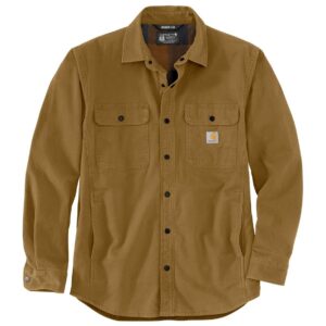 חולצת ג'קט קנבס עם בטנת פליס Carhartt Rugged Flex 105419