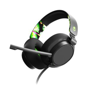 אוזניות גיימינג חוטיות Skullcandy SLYR ירוק/שחור 151202H