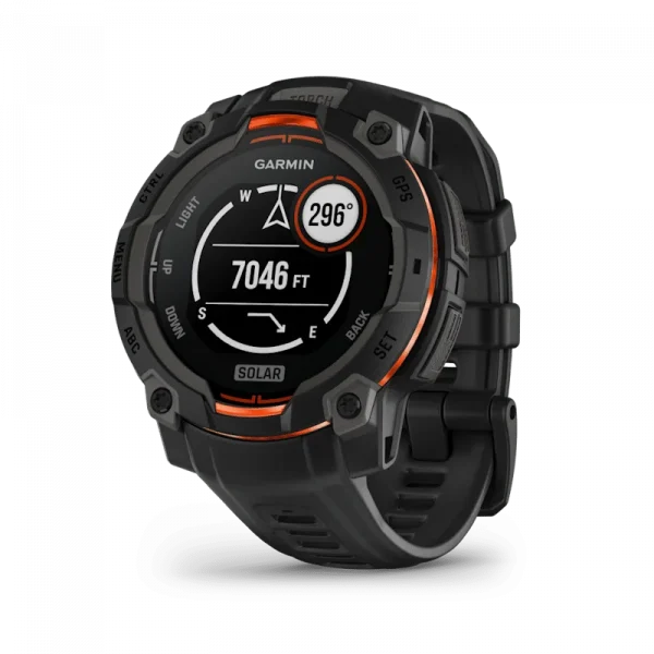 TZZ - INSTINCT 3 SOLAR 45MM BLACK BEZEL WITH BLACK BAND SMART WATCH SPORT