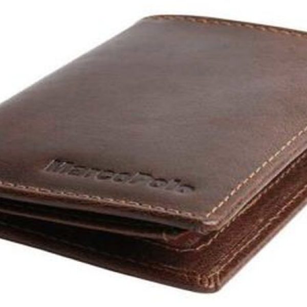 TZZ-MarcoPolo 26344 Compact Men's Leather Wallet-1