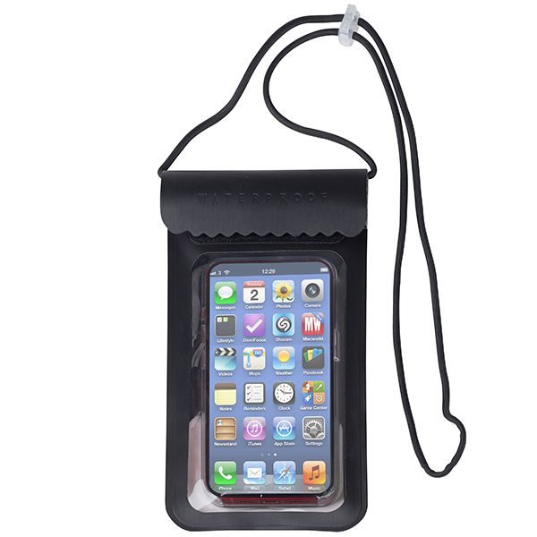 TZZ-Waterproof cell phone case for hanging TPU WATERPROOF neck