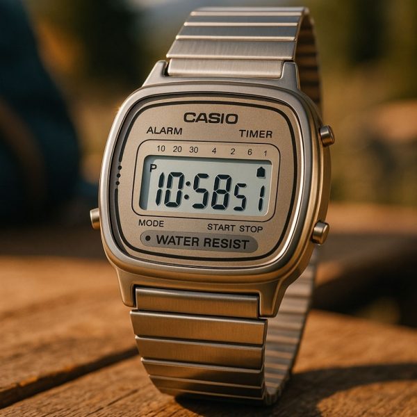 שעון דיגיטלי לנשים CASIO LA670WA-7DF – סגנון רטרו מודרני