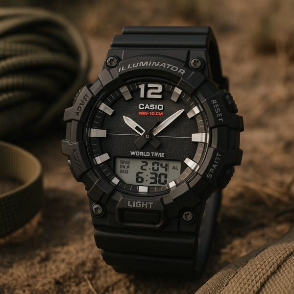 שעון CASIO HDC-700-1AV – סוללה ל-10 שנים ותאורת LED
